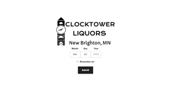 Desktop Screenshot of clocktowerliquors.com